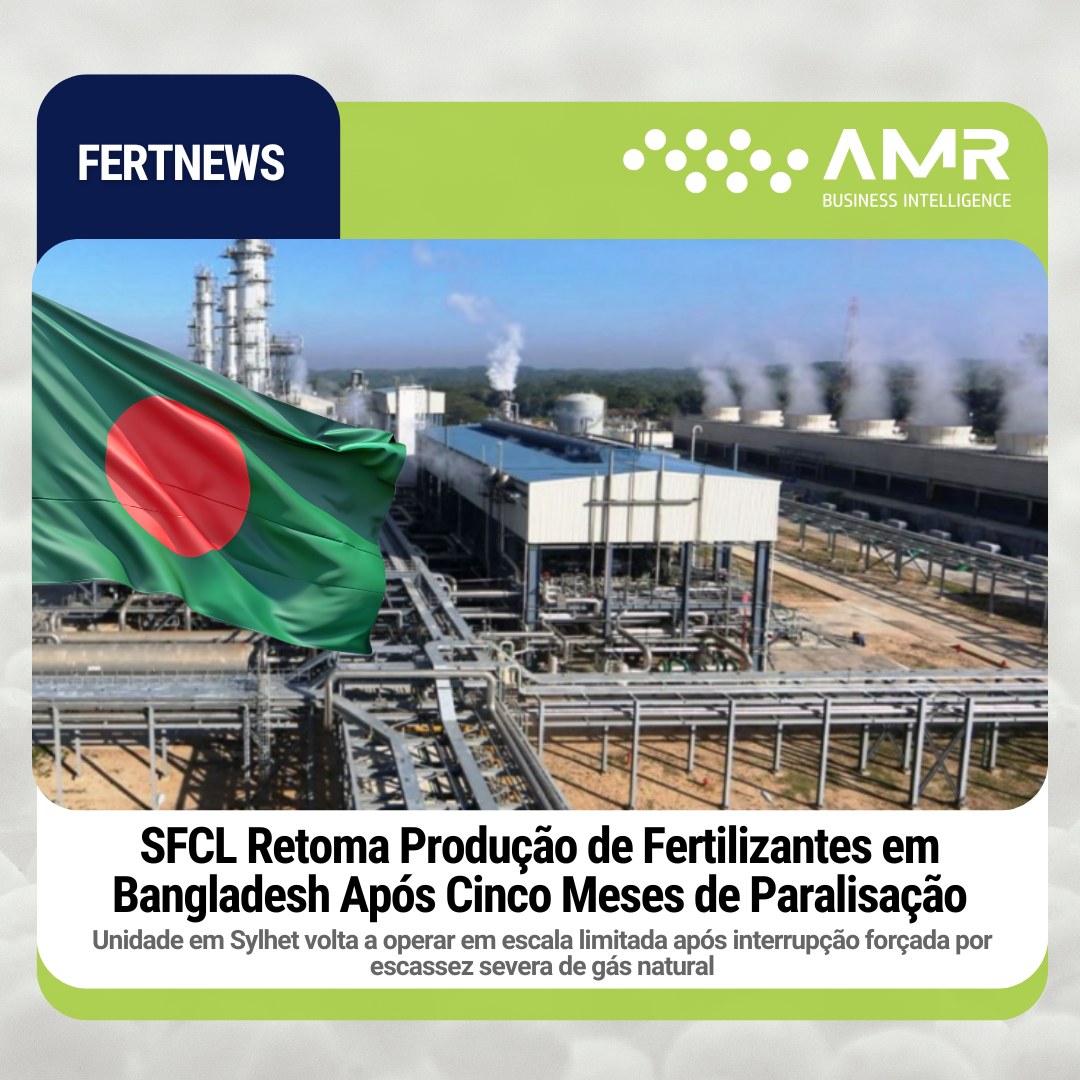 Capa da postagem SFCL Retoma Produção de Fertilizantes em Bangladesh Após Cinco Meses de Paralisação