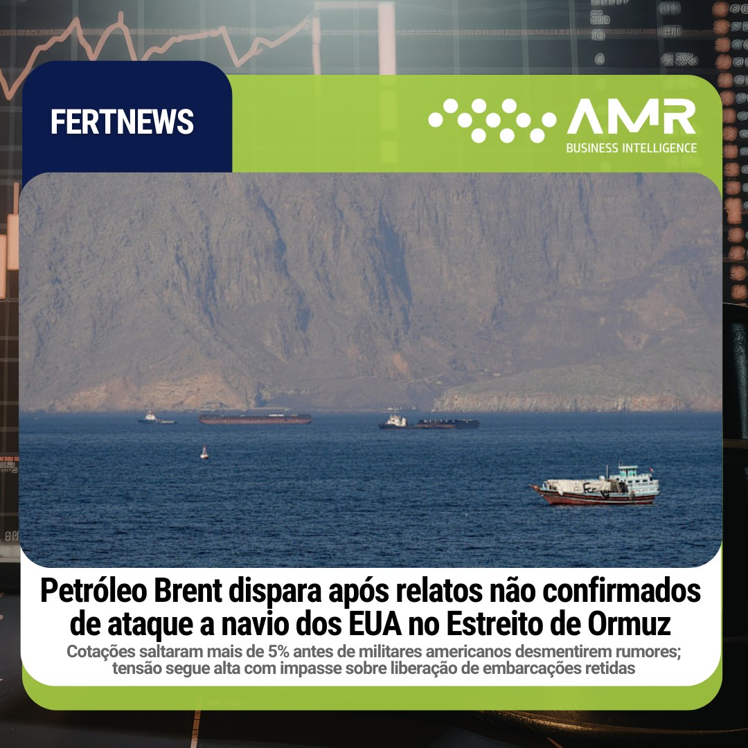 Capa da postagem Petróleo Brent dispara após relatos não confirmados de ataque a navio dos EUA no Estreito de Ormuz