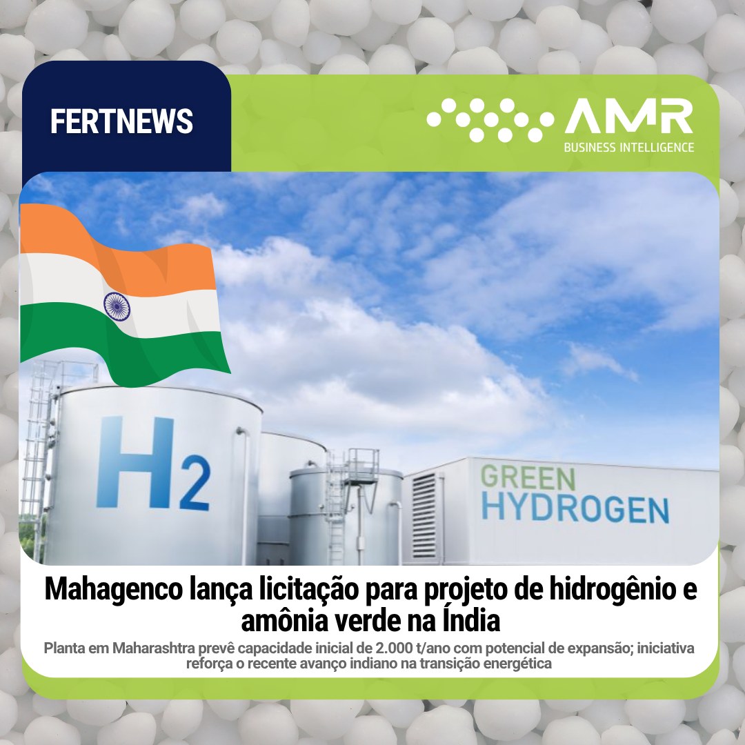 Capa da postagem Mahagenco lança licitação para projeto de hidrogênio e amônia verde na Índia