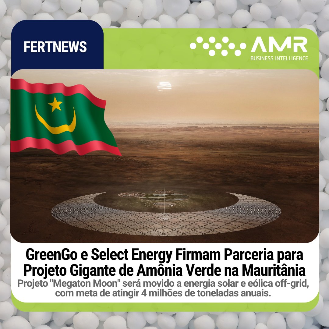 Capa da postagem GreenGo e Select Energy Firmam Parceria para Projeto Gigante de Amônia Verde na Mauritânia