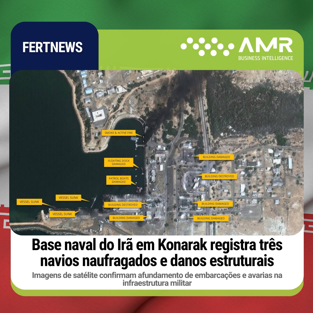 Capa da postagem Base naval do Irã em Konarak registra três navios naufragados e danos estruturais