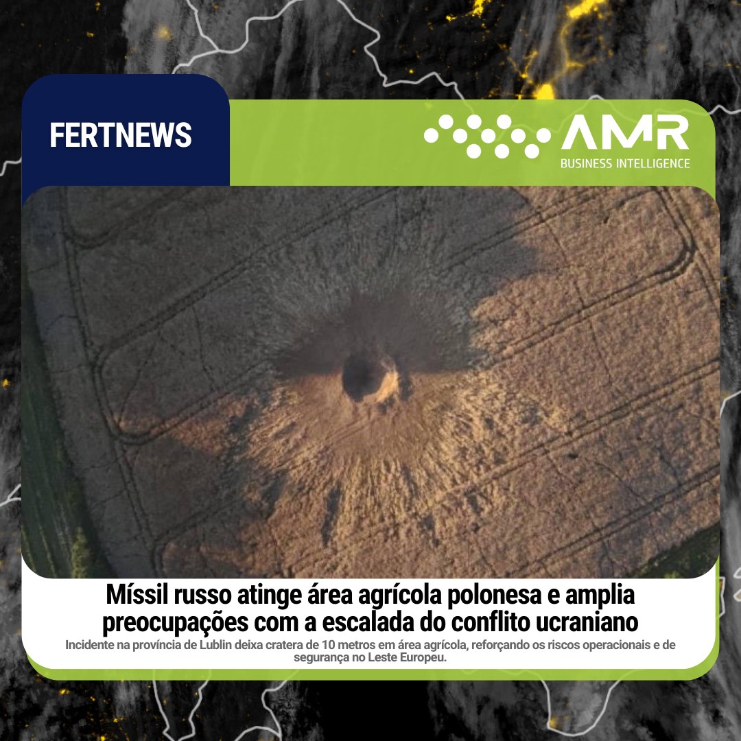 Capa da postagem Míssil russo atinge área agrícola polonesa e amplia preocupações com a escalada do conflito ucraniano