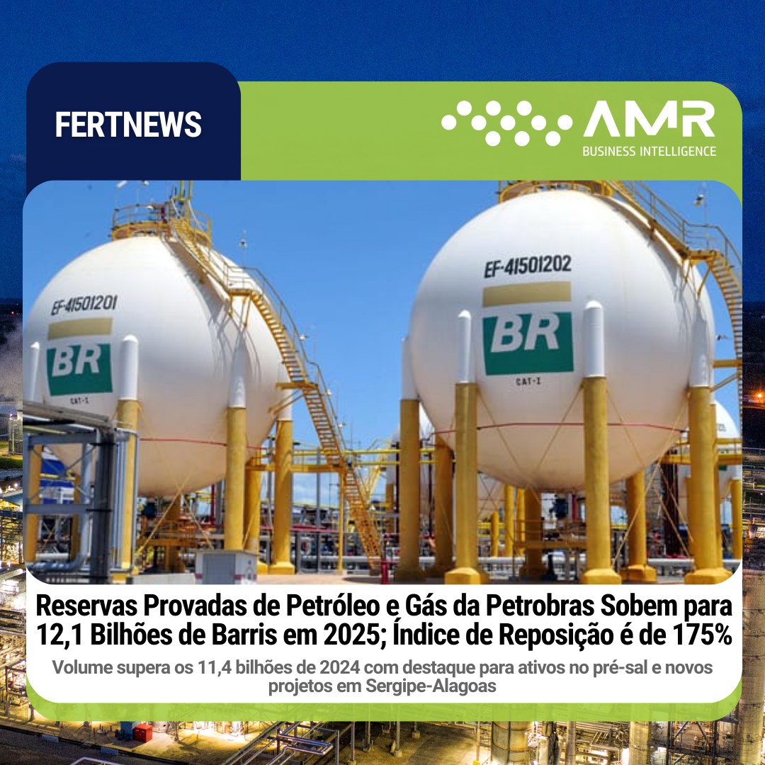 Capa da postagem Reservas Provadas de Petróleo e Gás da Petrobras Sobem para 12,1 Bilhões de Barris em 2025; Índice de Reposição é de 175%