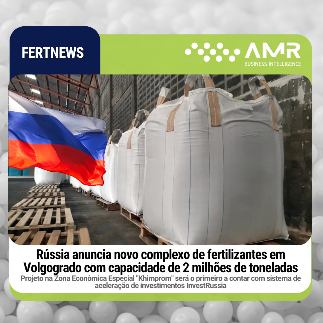 Capa da postagem Rússia anuncia novo complexo de fertilizantes em Volgogrado com capacidade de 2 milhões de toneladas