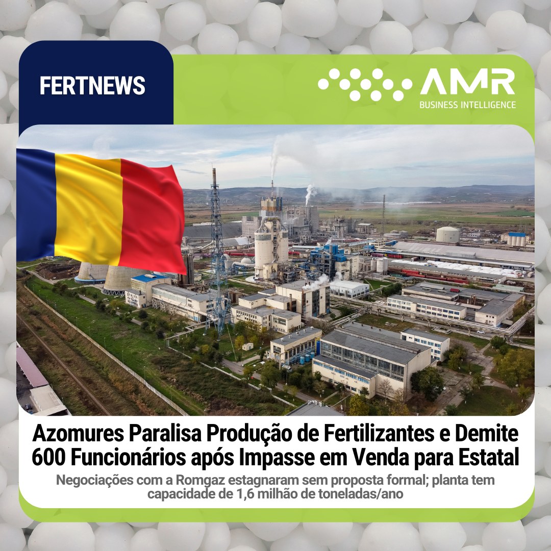 Capa da postagem Azomures Paralisa Produção de Fertilizantes e Demite 600 Funcionários após Impasse em Venda para Estatal