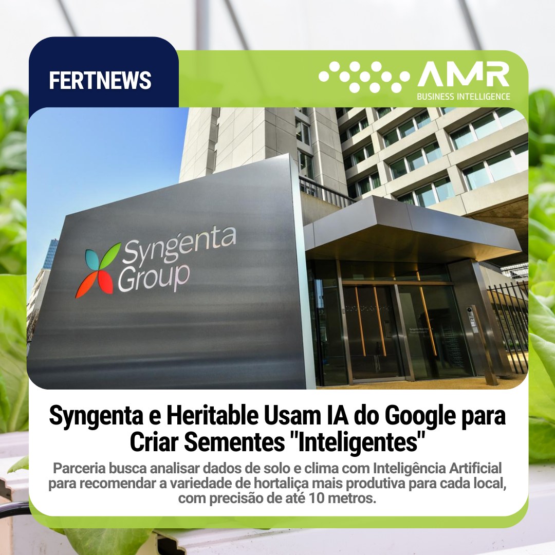 Capa da postagem Syngenta e Heritable Usam IA do Google para Criar Sementes "Inteligentes"