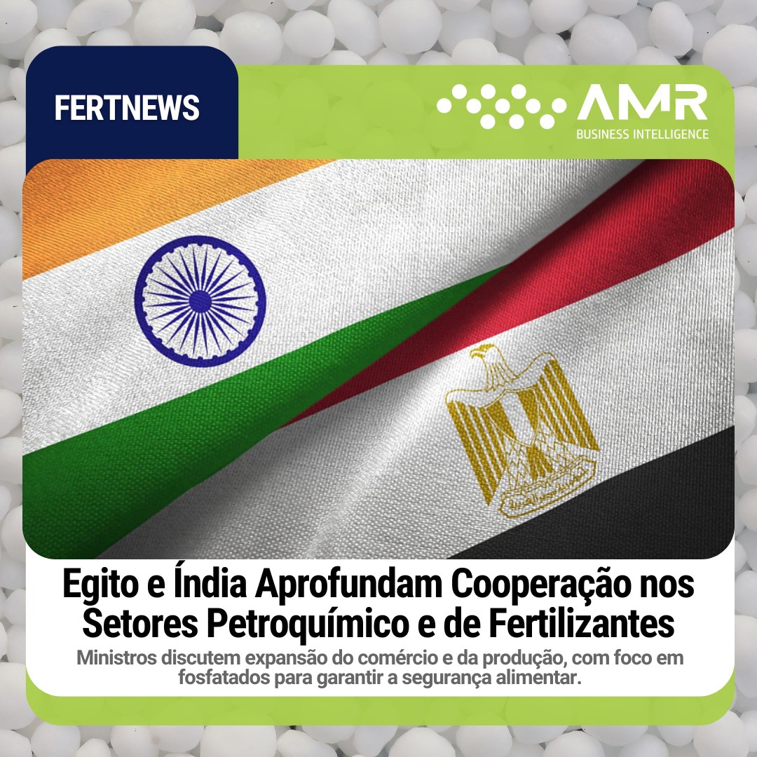 Capa da postagem Egito e Índia Aprofundam Cooperação nos Setores Petroquímico e de Fertilizantes