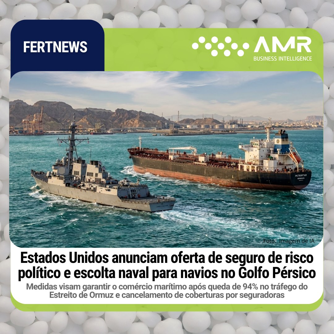 Capa da postagem Estados Unidos anunciam oferta de seguro de risco político e escolta naval para navios no Golfo Pérsico