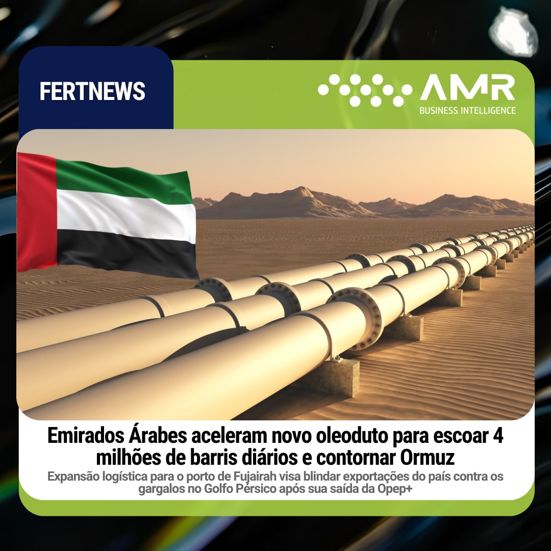 Capa da postagem Emirados Árabes aceleram novo oleoduto para escoar 4 milhões de barris diários e contornar Ormuz