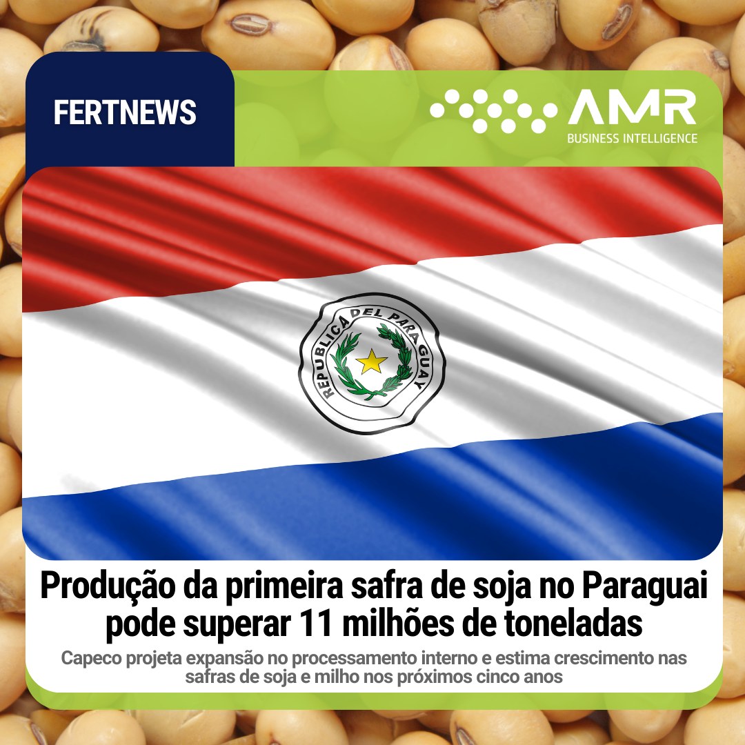 Capa da postagem Produção da primeira safra de soja no Paraguai pode superar 11 milhões de toneladas