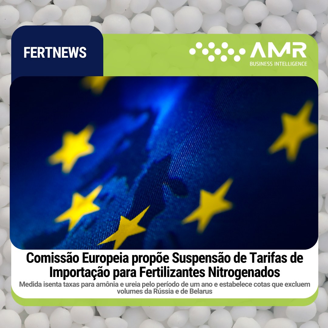 Capa da postagem Comissão Europeia propõe Suspensão de Tarifas de Importação para Fertilizantes Nitrogenados