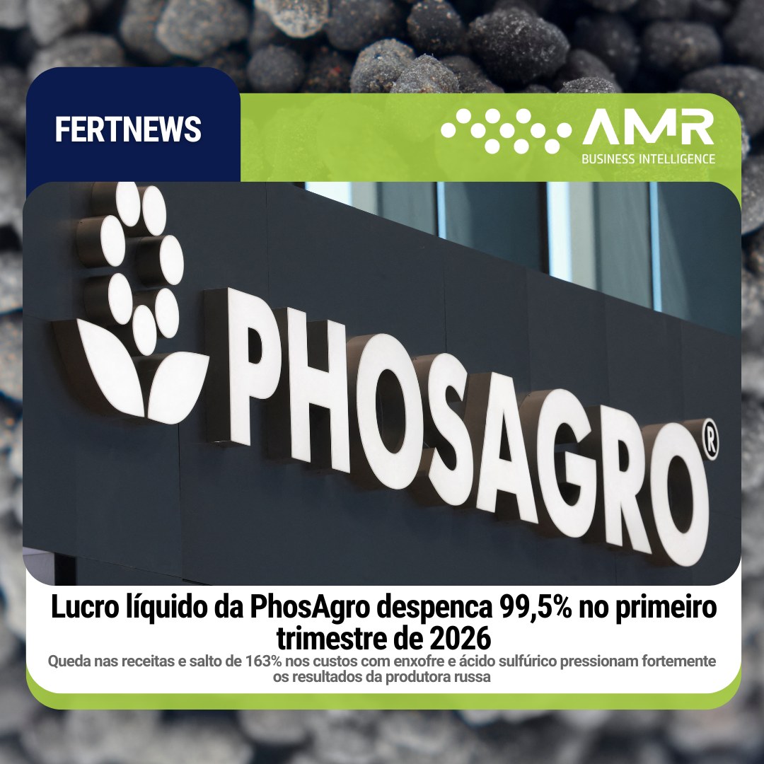 Capa da postagem Lucro líquido da PhosAgro despenca 99,5% no primeiro trimestre de 2026
