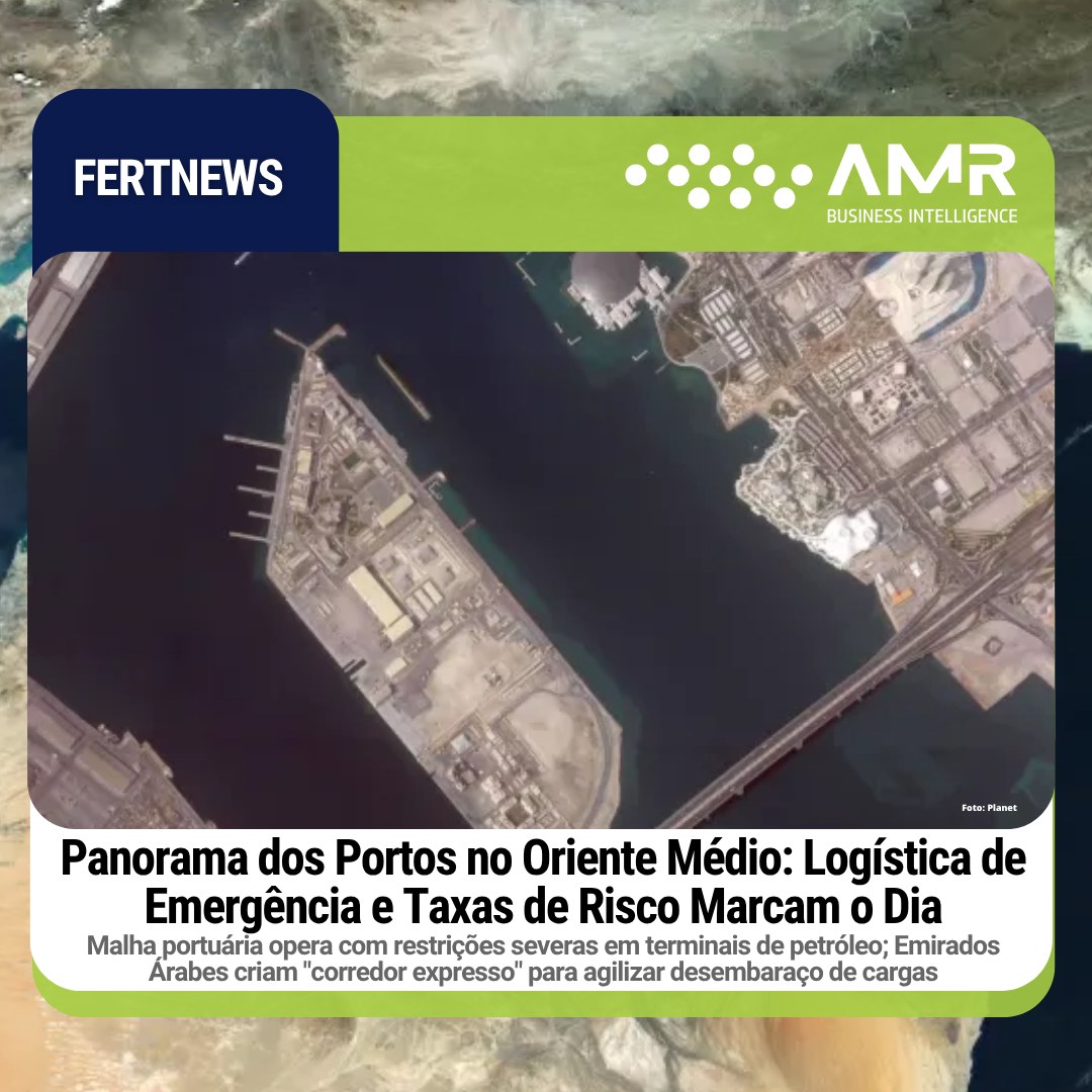 Capa da postagem Panorama dos Portos no Oriente Médio: Logística de Emergência e Taxas de Risco Marcam o Dia