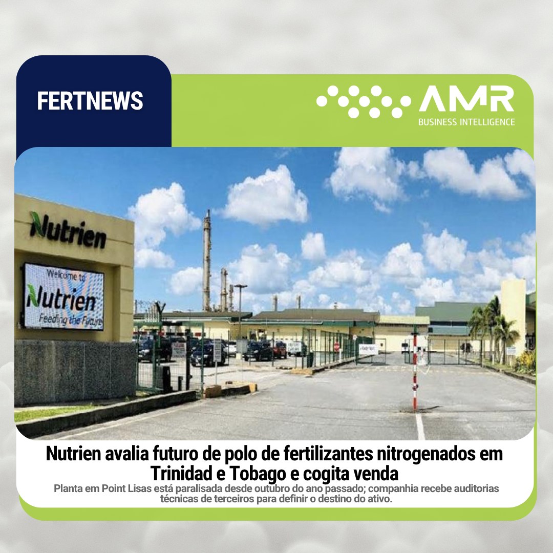 Capa da postagem Nutrien avalia futuro de polo de fertilizantes nitrogenados em Trinidad e Tobago e cogita venda