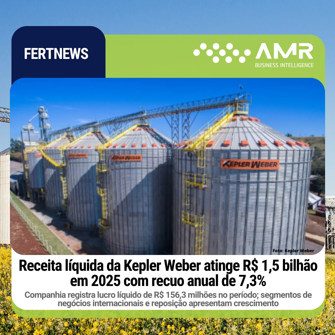 Capa da postagem Receita líquida da Kepler Weber atinge R$ 1,5 bilhão em 2025 com recuo anual de 7,3%