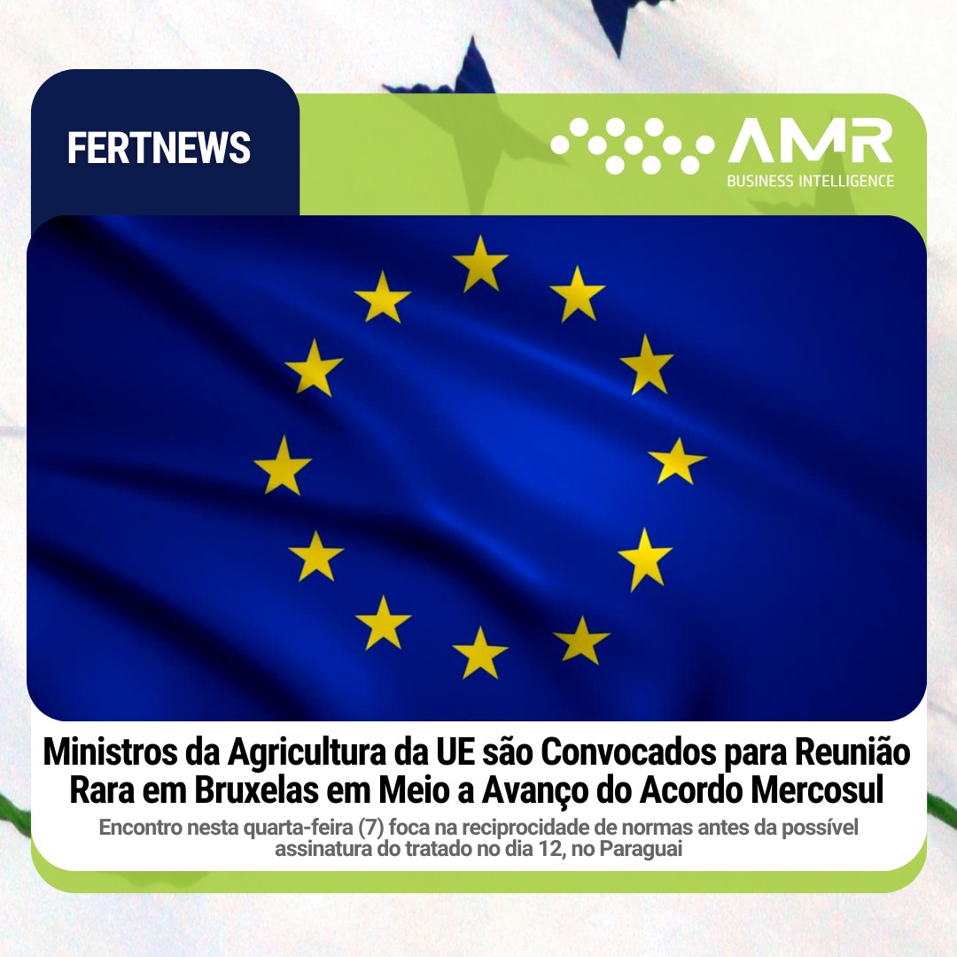Capa da postagem Ministros da Agricultura da UE são Convocados para Reunião Rara em Bruxelas em Meio a Avanço do Acordo Mercosul