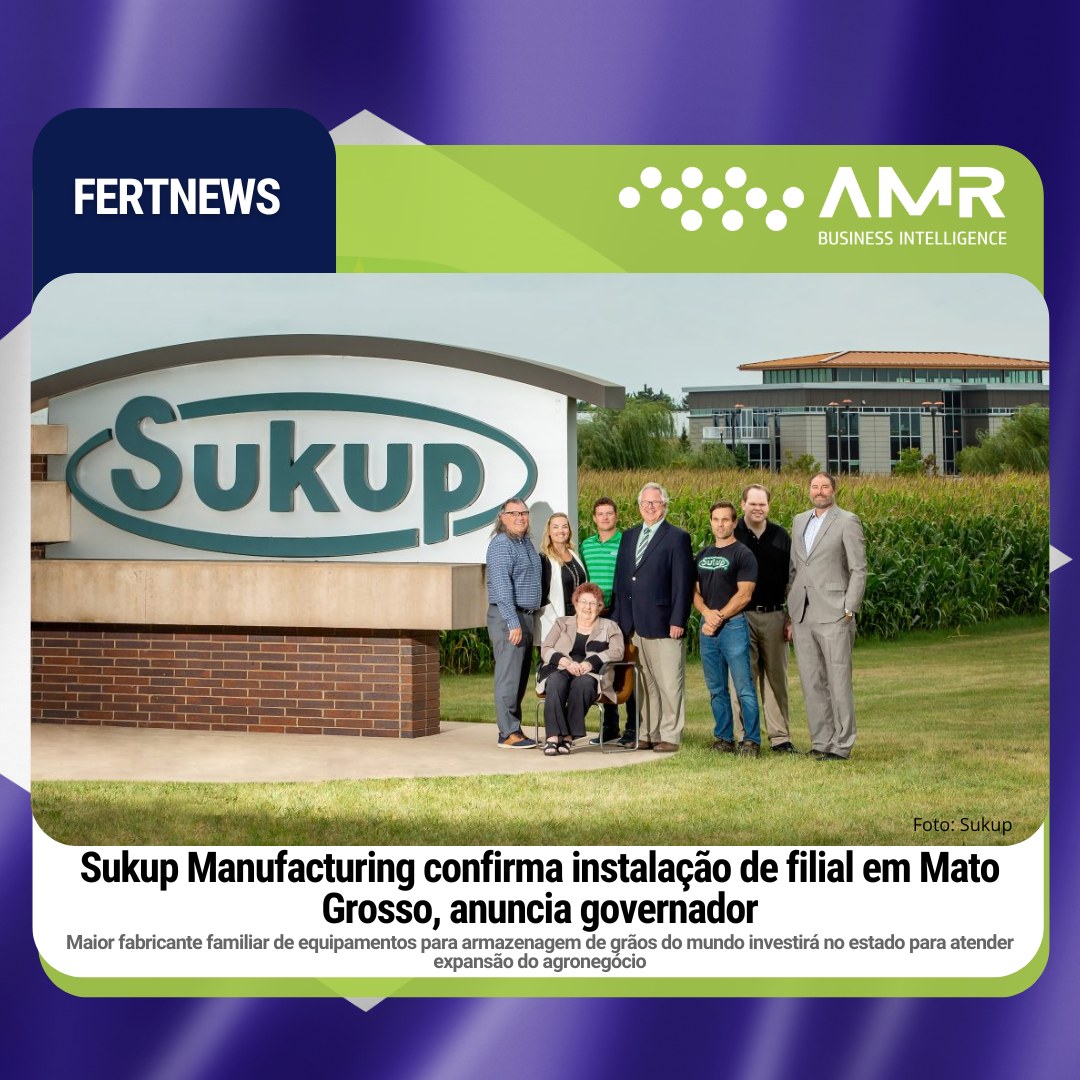 Capa da postagem Sukup Manufacturing confirma instalação de filial em Mato Grosso, anuncia governador