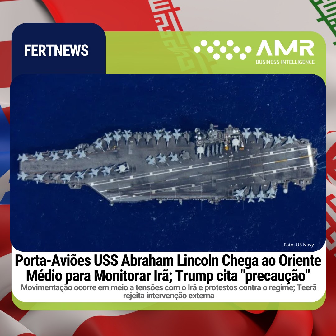 Capa da postagem Porta-Aviões USS Abraham Lincoln Chega ao Oriente Médio para Monitorar Irã; Trump cita "precaução"