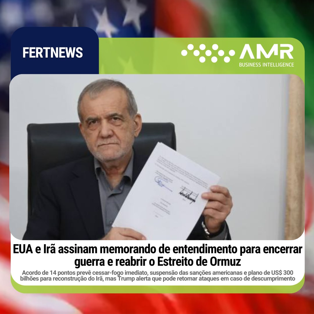 Capa da postagem EUA e Irã assinam memorando de entendimento para encerrar guerra e reabrir o Estreito de Ormuz