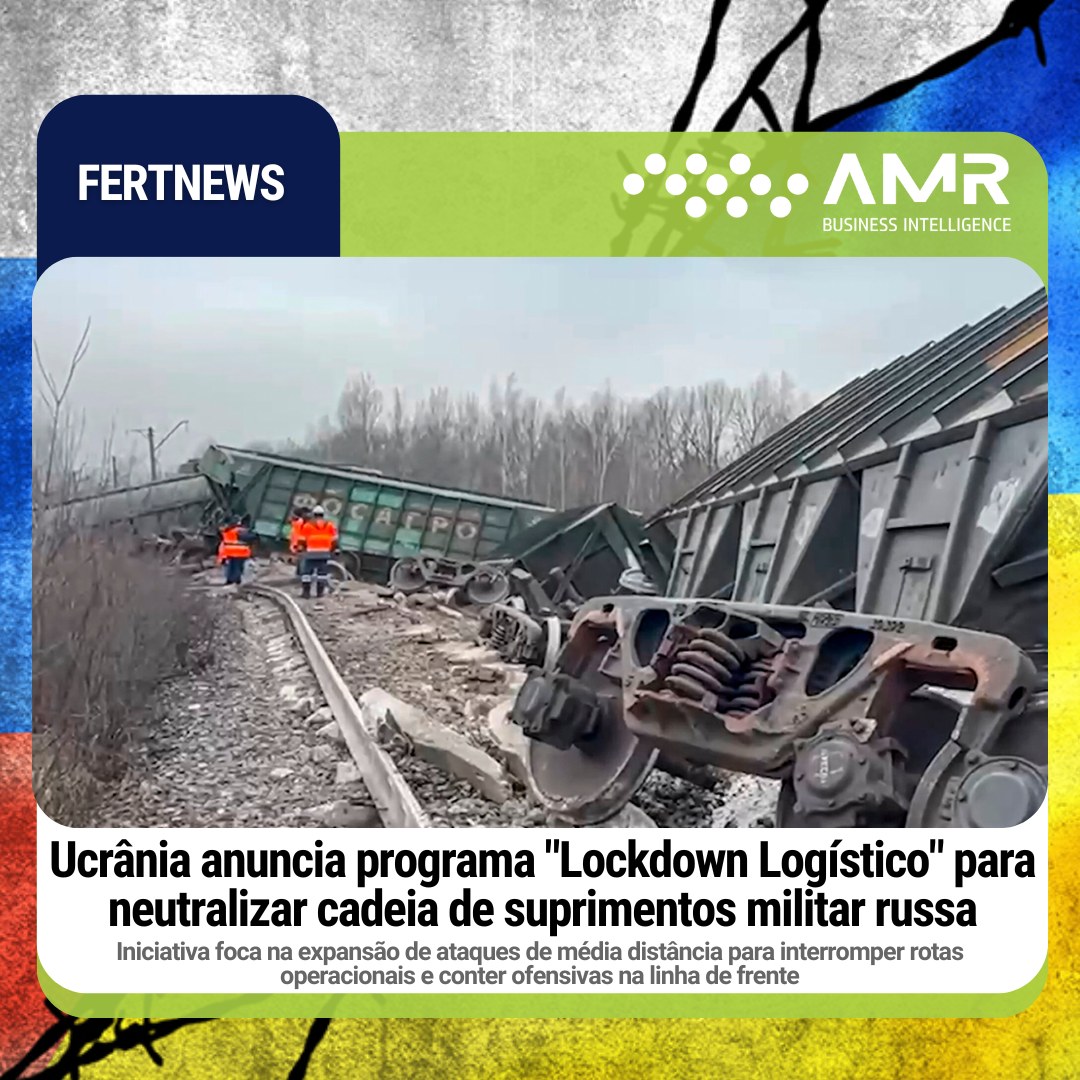 Capa da postagem Ucrânia anuncia programa "Lockdown Logístico" para neutralizar cadeia de suprimentos militar russa