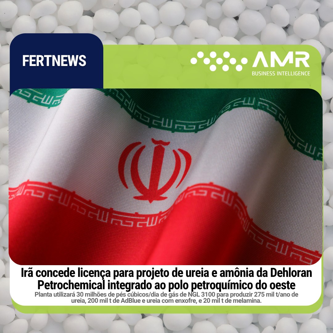 Capa da postagem Irã concede licença para projeto de ureia e amônia da Dehloran Petrochemical integrado ao polo petroquímico do oeste