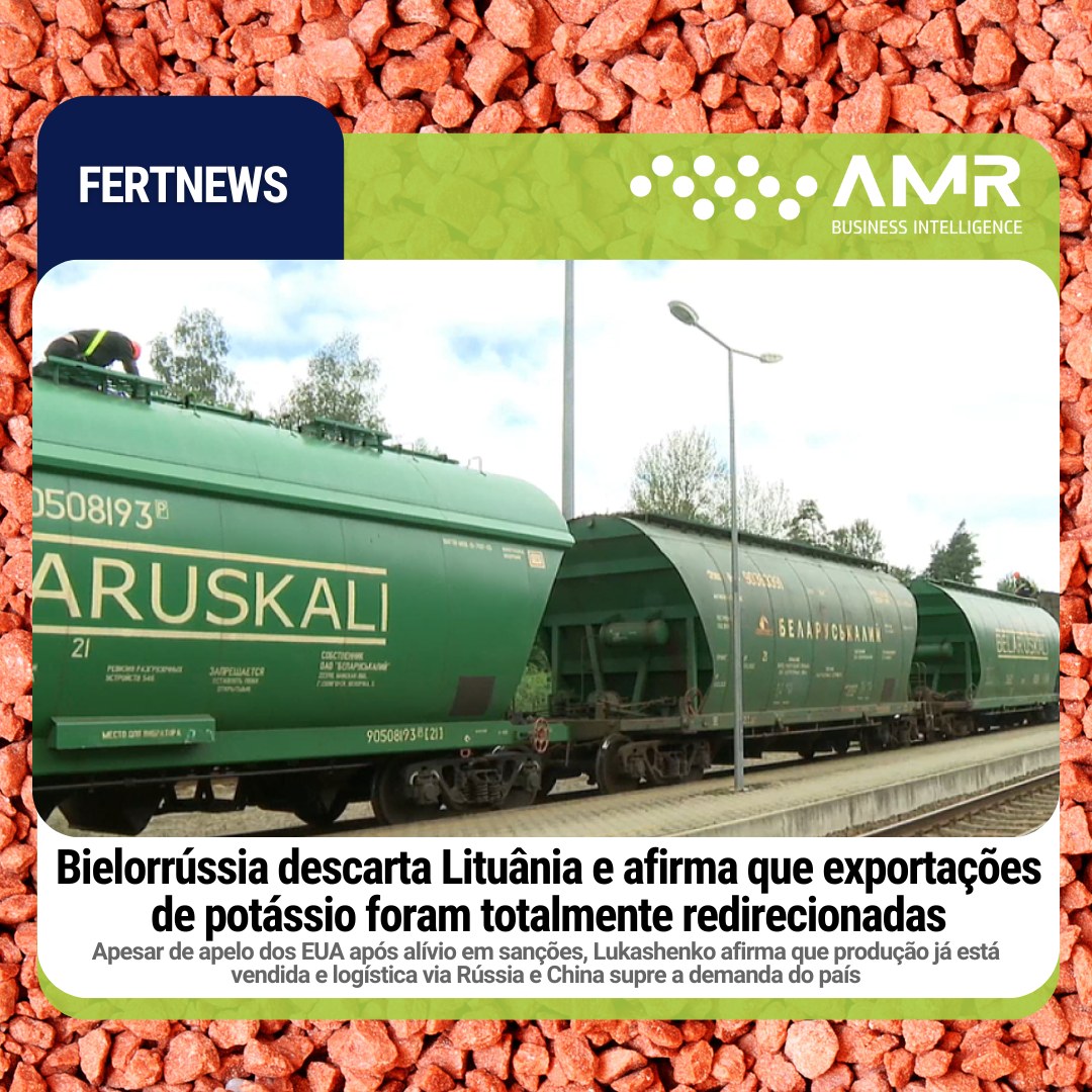 Capa da postagem Bielorrússia descarta Lituânia e afirma que exportações de potássio foram totalmente redirecionadas