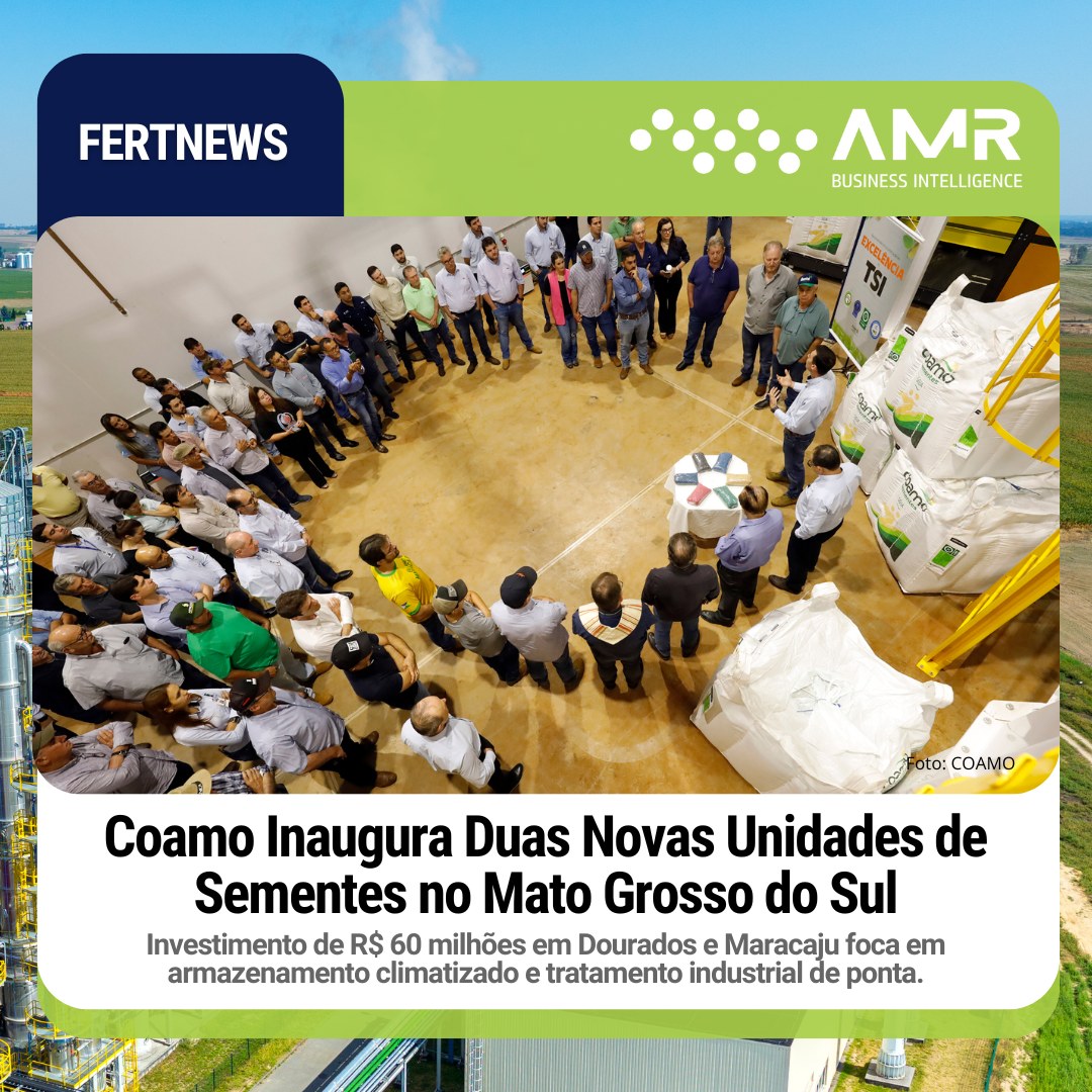 Capa da postagem Coamo Inaugura Duas Novas Unidades de Sementes no Mato Grosso do Sul