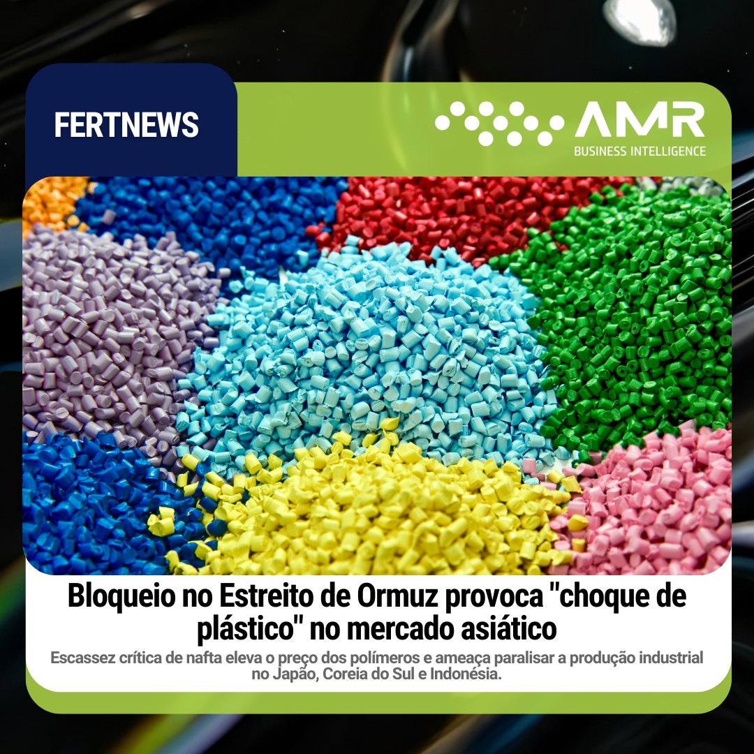 Capa da postagem Bloqueio no Estreito de Ormuz provoca "choque de plástico" no mercado asiático