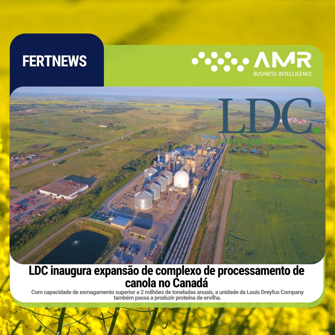 Capa da postagem LDC inaugura expansão de complexo de processamento de canola no Canadá