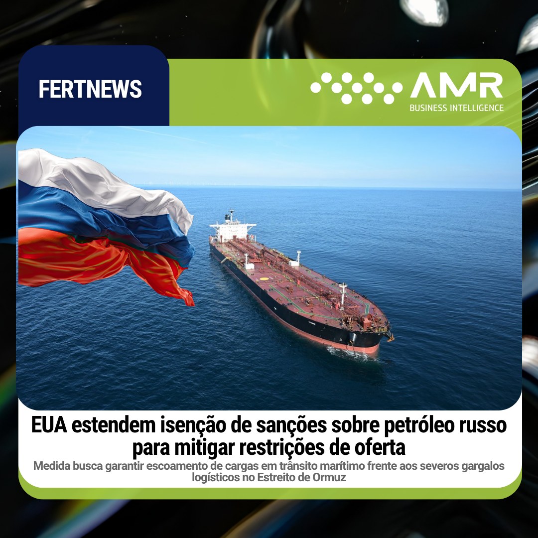 Capa da postagem EUA estendem isenção de sanções sobre petróleo russo para mitigar restrições de oferta