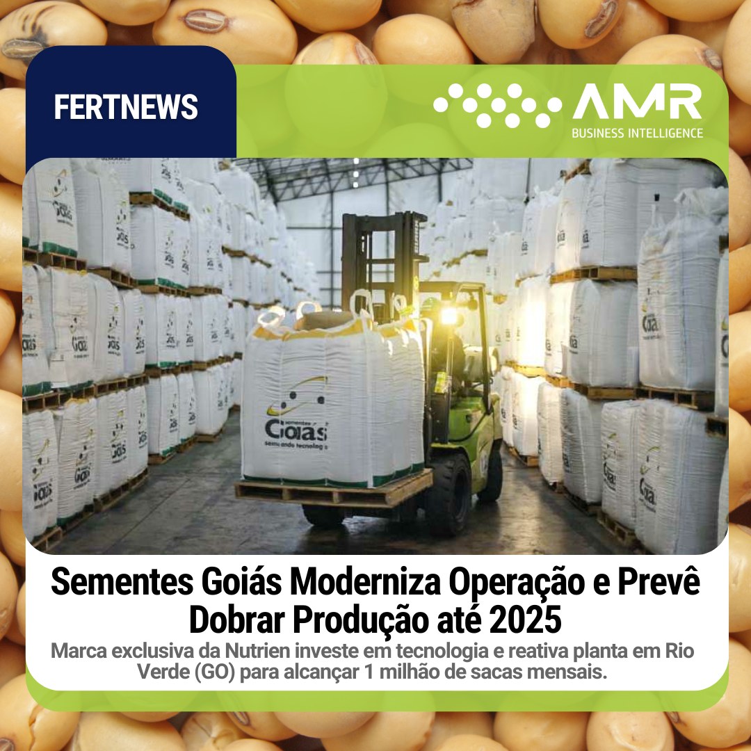 Capa da postagem Sementes Goiás Moderniza Operação e Prevê Dobrar Produção até 2025