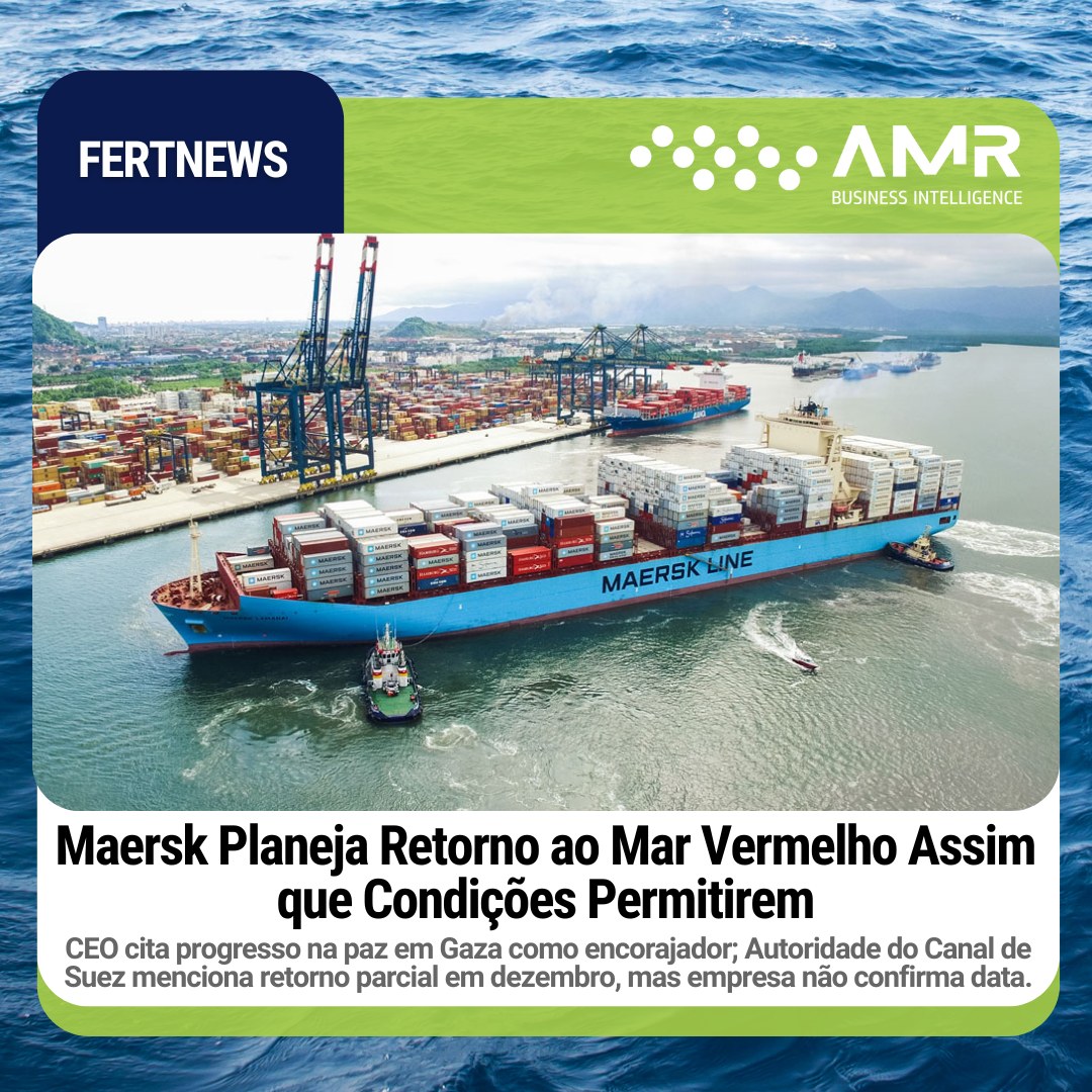 Capa da postagem Maersk Planeja Retorno ao Mar Vermelho Assim que Condições Permitirem