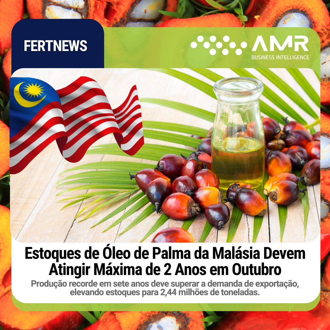 Capa da postagem Estoques de Óleo de Palma da Malásia Devem Atingir Máxima de 2 Anos em Outubro