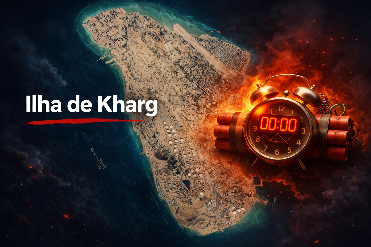 Capa da postagem Ilha de Kharg: a “bomba-relógio” do petróleo no Oriente Médio
