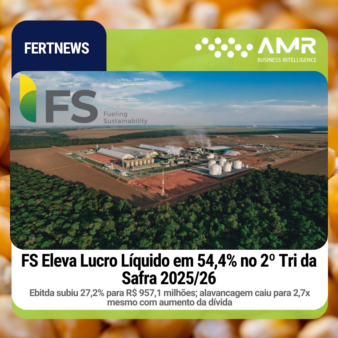 Capa da postagem FS Eleva Lucro Líquido em 54,4% no 2º Tri da Safra 2025/26