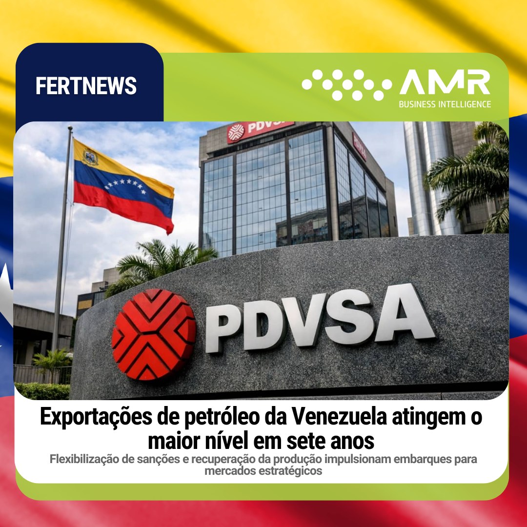 Capa da postagem Exportações de petróleo da Venezuela atingem o maior nível em sete anos