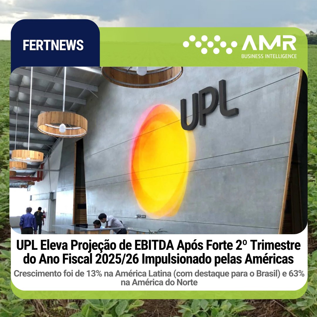 Capa da postagem UPL Eleva Projeção de EBITDA Após Forte 2º Trimestre do Ano Fiscal 2025/26 Impulsionado pelas Américas