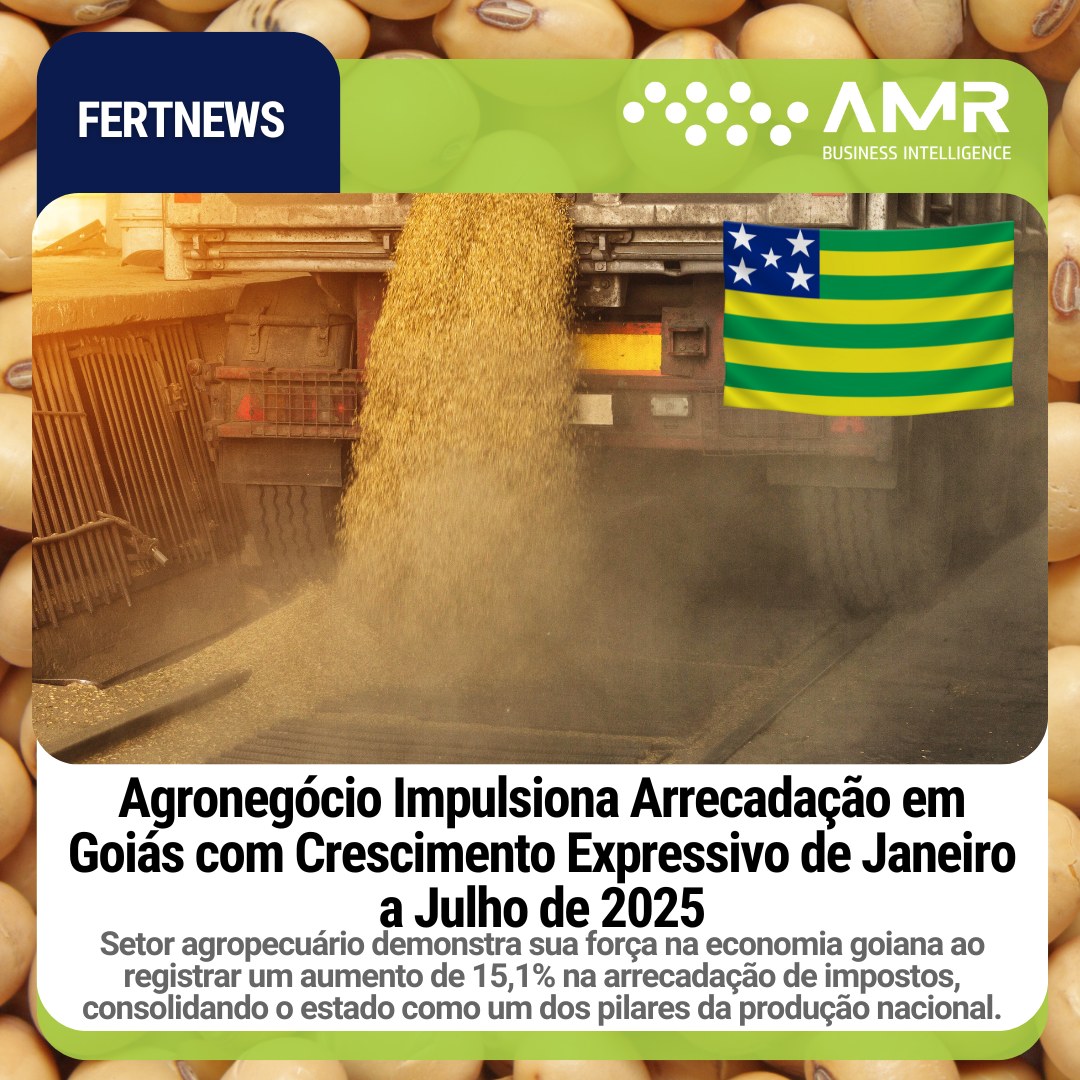 Capa da postagem Agronegócio Impulsiona Arrecadação em Goiás com Crescimento Expressivo no Primeiro Semestre de 2025