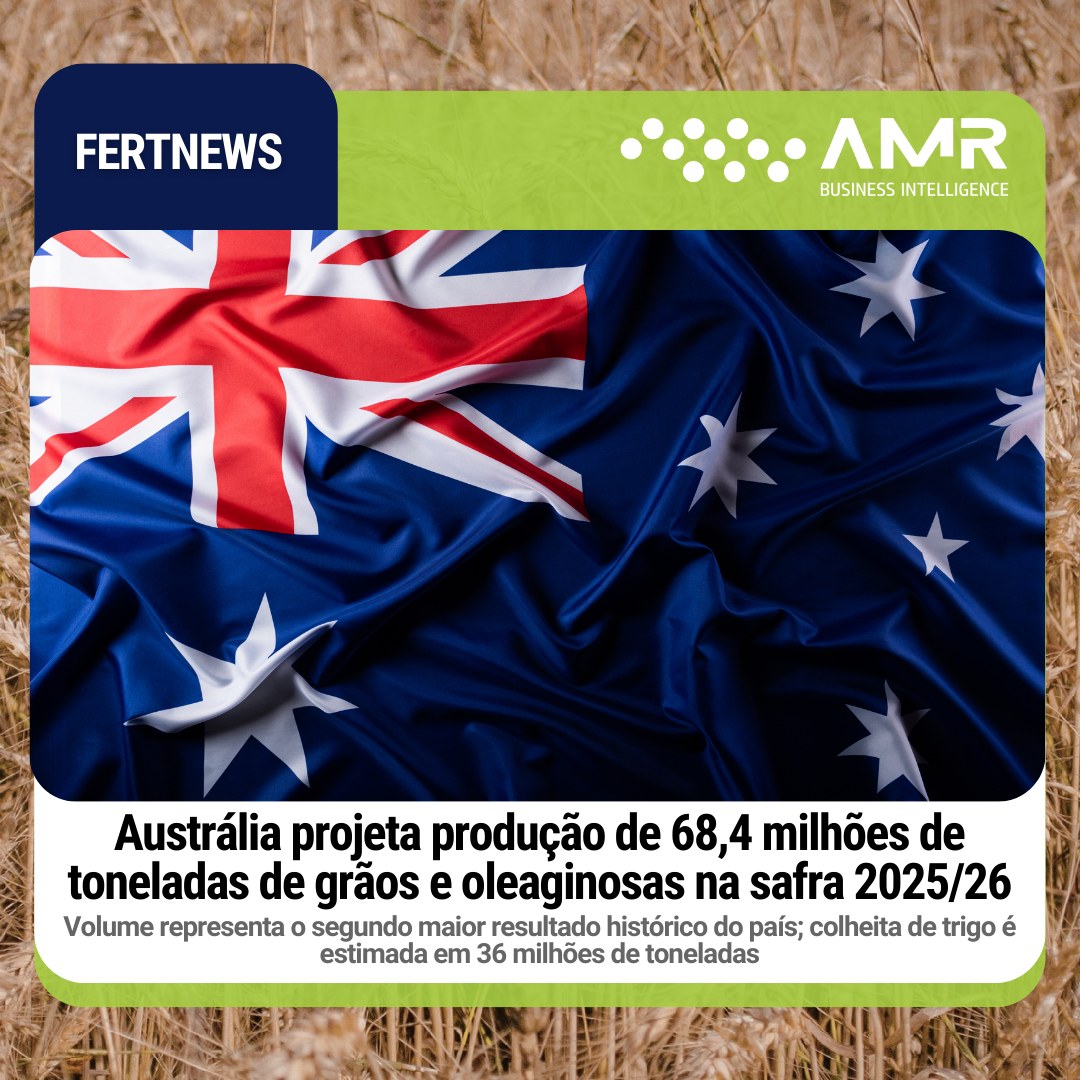 Capa da postagem Austrália projeta produção de 68,4 milhões de toneladas de grãos e oleaginosas na safra 2025/26