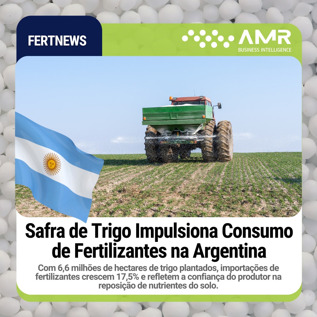 Capa da postagem Safra de Trigo Impulsiona Consumo de Fertilizantes na Argentina