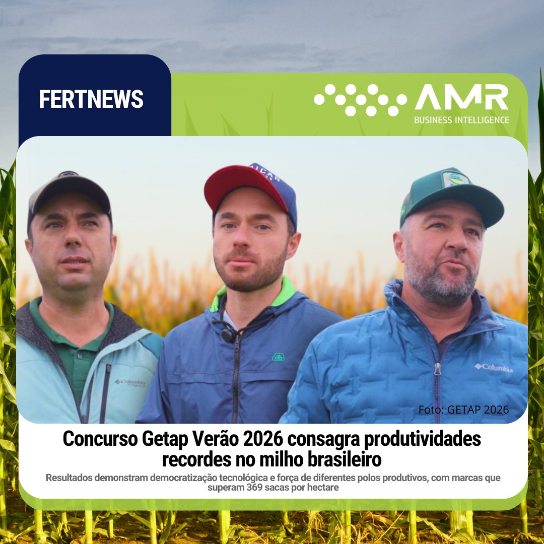 Capa da postagem Concurso Getap Verão 2026 consagra produtividades recordes no milho brasileiro
