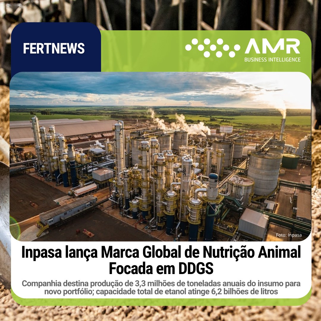 Capa da postagem Inpasa lança marca global de nutrição animal focada em DDGS