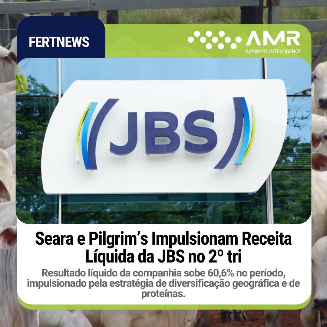 Capa da postagem Seara e Pilgrim’s Impulsionam Receita Líquida da JBS no 2º tri