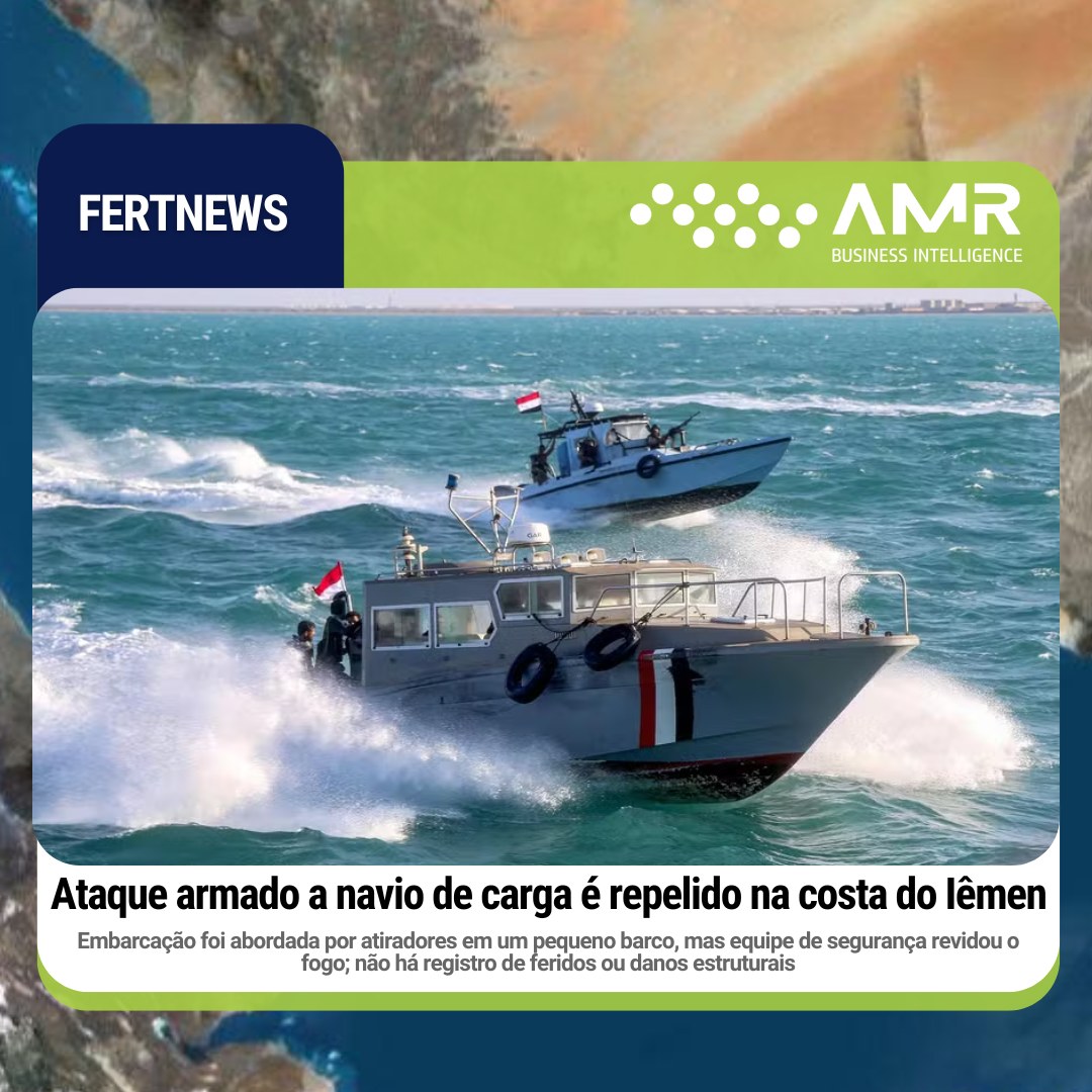 Capa da postagem Ataque armado a navio de carga é repelido na costa do Iêmen