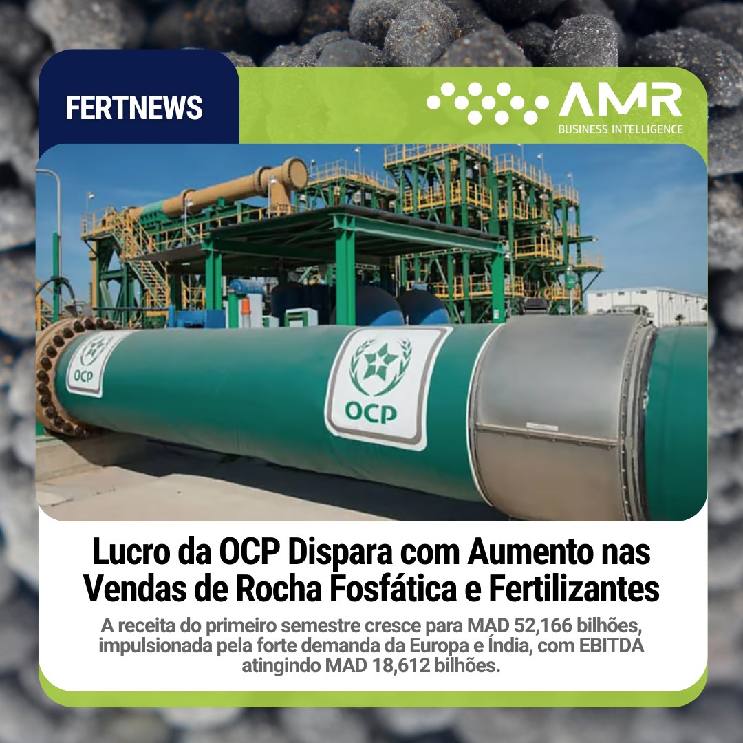 Capa da postagem Lucro da OCP Dispara com Aumento nas Vendas de Rocha Fosfática e Fertilizantes