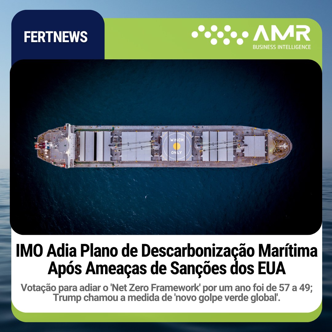Capa da postagem IMO Adia Plano de Descarbonização Marítima Após Ameaças de Sanções dos EUA