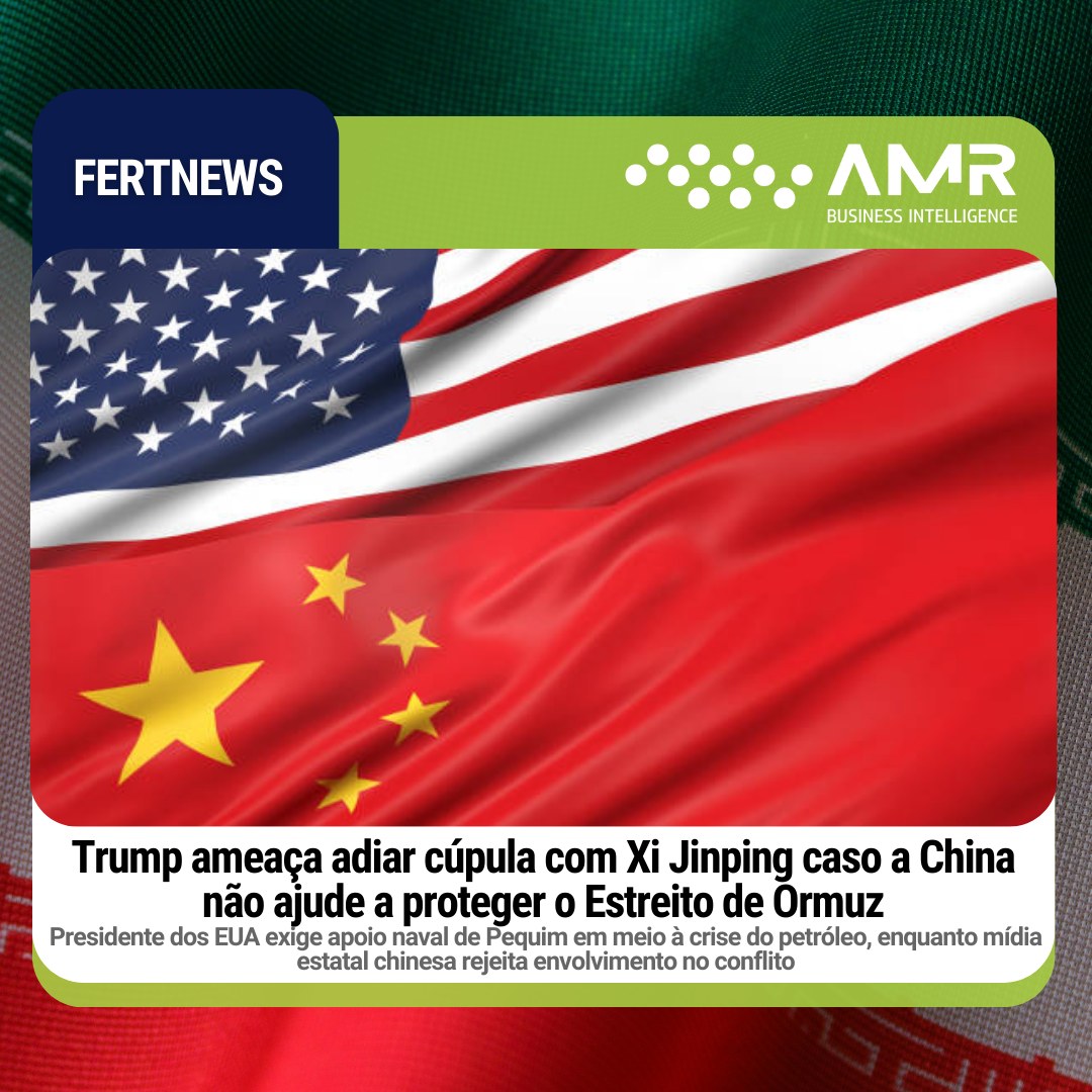 Capa da postagem Trump ameaça adiar cúpula com Xi Jinping caso a China não ajude a proteger o Estreito de Ormuz