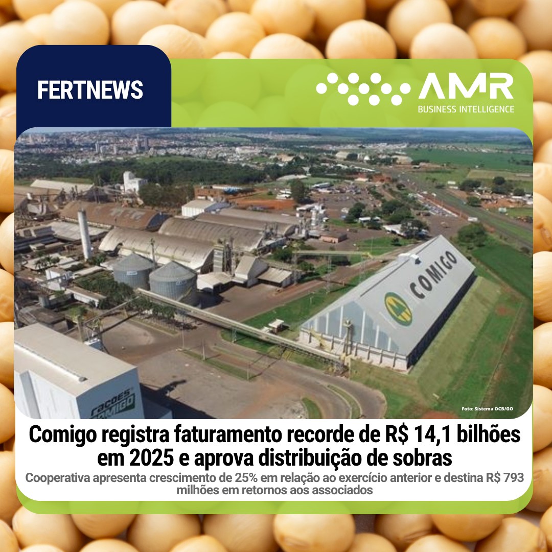 Capa da postagem Comigo registra faturamento recorde de R$ 14,1 bilhões em 2025 e aprova distribuição de sobras