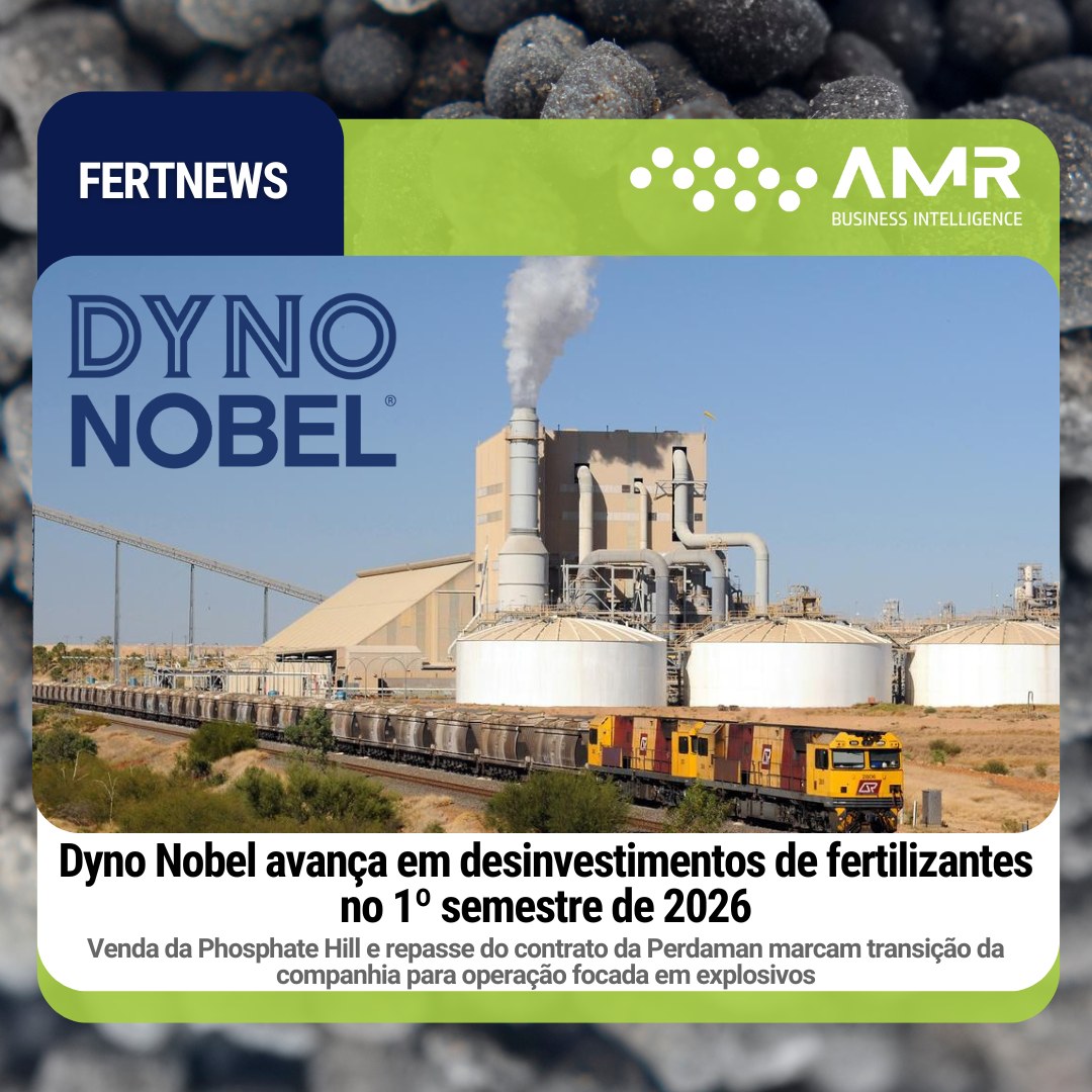 Capa da postagem Dyno Nobel avança em desinvestimentos de fertilizantes no 1º semestre de 2026