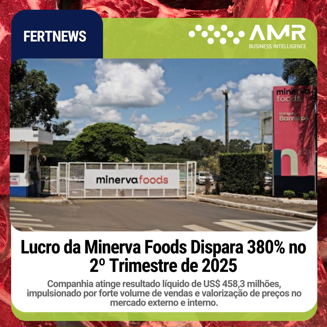 Capa da postagem Lucro da Minerva Foods Dispara 380% no 2º Trimestre de 2025